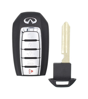 2019-2022 Infiniti Q60 OEM KR5TXN7 5 Button Key Fob Front View