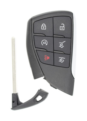 2021-2024 Chevrolet Tahoe OEM 6 Button YG0G21TB2 | HUFGM2718 Key Fob Front View