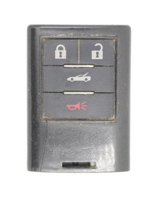Unrefurbished OEM Cadillac M3N5WY7777A 4 Button Key Fob Memory 2 - Grade C