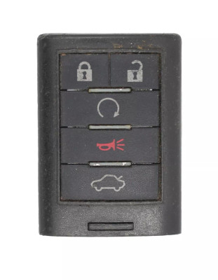 Unrefurbished OEM Cadillac M3N5WY7777A 5 Button Key Fob Memory 1 - Grade C
