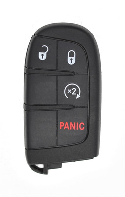 Unrefurbished OEM Jeep Trailhawk M3N-40821302 4 Button w/ Remote Start Key Fob - Grade C