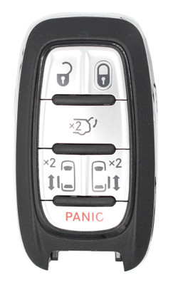 Unrefurbished OEM Chrysler 68241534 M3N-97395900 6 Button Key Fob - Grade A