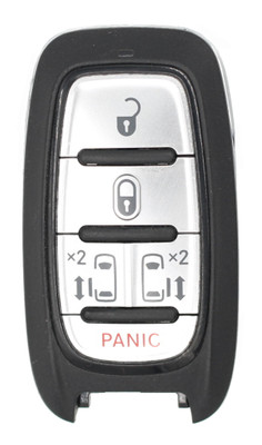 Unrefurbished OEM Chrysler 68241533 M3N-97395900 5 Button Key Fob - Grade A