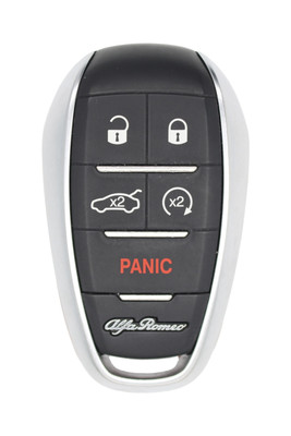 Unrefurbished OEM Alfa Romeo KR5ALFA434 5 Button Key Fob - Grade A