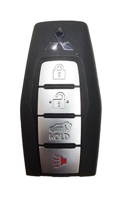 Unrefurbished OEM Mitsubishi 8637C254 KR5MTXN1 4 Button Key Fob - Grade A