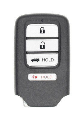 Unrefurbished OEM Honda CWTWB1G0090 Driver 1 4 Button Key Fob - Grade A
