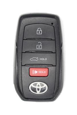 Unrefurbished OEM Toyota HYQ14FBW 4 Button Key Fob w/ Trunk Release - Grade C