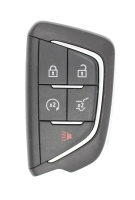 Unrefurbished OEM Cadillac 13592983 YG0G20TB1 5 Button Key Fob - Grade C