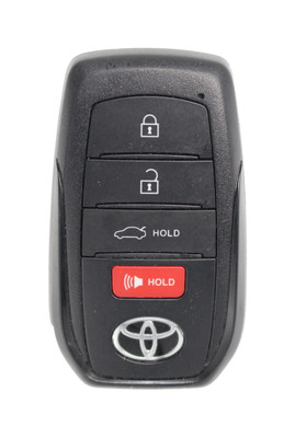 Unrefurbished OEM Toyota Crown HYQ14FBX 4 Button Key Fob w/ Trunk Release - Grade C