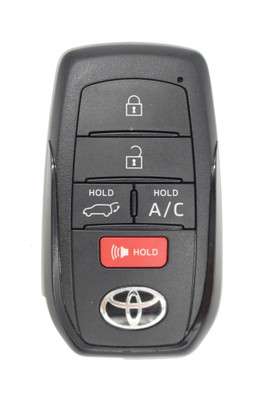 Unrefurbished OEM Toyota 8990H-42520 HYQ14FBX 5 Button Key Fob - Grade A
