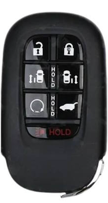 Unrefurbished OEM Honda 72147-THR-AB1 KR5TP-4 Driver 1 7 Button Key Fob - Grade A