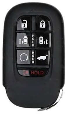 Unrefurbished OEM Honda 72147-THR-AC1 KR5TP-4 Driver 2 7 Button Key Fob - Grade A