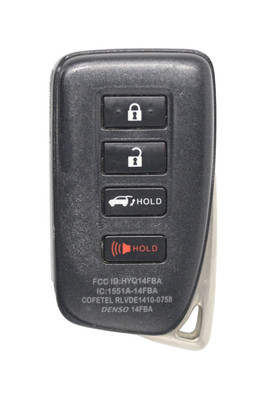 Unrefurbished OEM Lexus 89904-78470 HYQ14FBA 4 Button Key Fob - Grade C