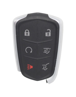 Unrefurbished OEM Cadillac HYQ2AB Key Fob 6 Button - Grade A