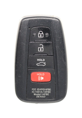 Unrefurbished OEM Toyota HYQ14FBE 4 Button Key Fob - Grade C