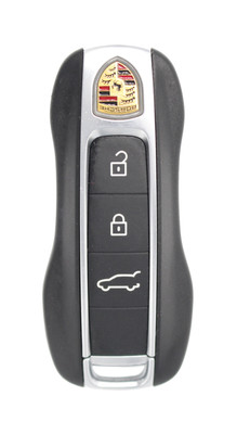 Unrefurbished OEM Porsche 9Y0959753AH IYZPK3 4 Button Key Fob - Grade A