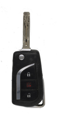 Unrefurbished OEM Toyota MOZB3F2F2L 3 Button Key Fob - Grade C