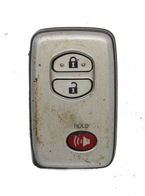 Unrefurbished Toyota OEM 271451-0140 HYQ14AAB 3 Button Key Fob - Grade C