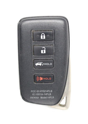 Unrefurbished Lexus OEM 231451-3950 G HYQ14FLB 4 Button Key Fob - Grade C