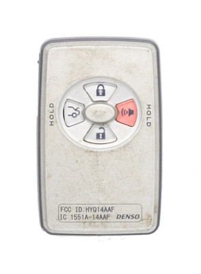 Unrefurbished OEM Toyota 271451-0111 HYQ14AAF 4 Button Key Fob - Grade A