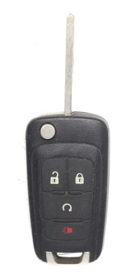 Unrefurbished OEM Chevrolet 13501916 AVL-B01T1AC 4 Button Key Fob - Grade C