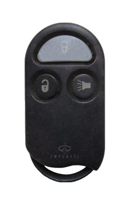 1997-1999 Infiniti QX4 OEM 3 Button Key Fob Front View