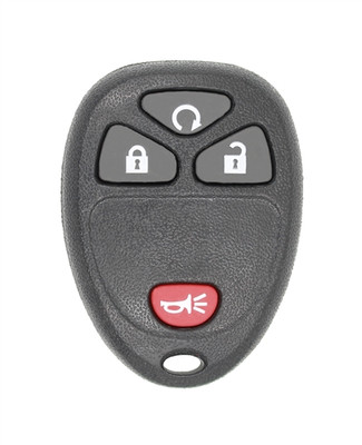 2005-2009 Chevrolet Uplander OEM 4 Button Key Fob KOBGT04A Front View
