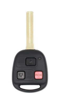 1999-2003 Lexus RX 300 OEM 3 Button Key Fob w/ 1.5" Blade C-chip Front View