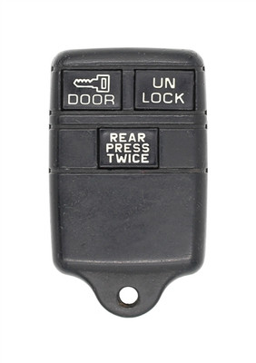 1995-1996 GMC Yukon OEM 3 Button Key Fob Front View