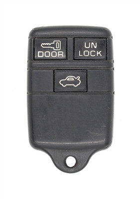 1994-1996 Pontiac Grand Am OEM 3 Button Key Fob Front View