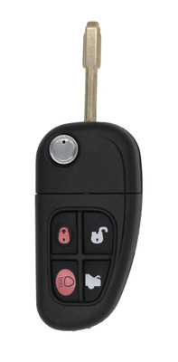 Jaguar 1X43-15K601-AJ OEM 4 Button Key Fob