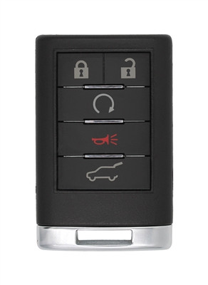 2011-2013 Cadillac Escalade OEM 5 Button Key Fob Memory 2 Front View