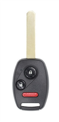 2007-2008 Honda Fit OEM 3 Button Key Fob Front View