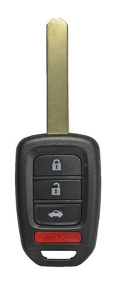2013-2016 Honda Accord OEM 4 Button Key Fob MLBHLIK6-1T 315 MHz Front View
