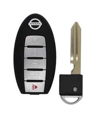 2017-2018 Nissan Rogue OEM 5 Button Key Fob Front View