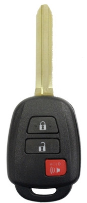 2013-2016 Scion tC OEM 3 Button Key Fob w/ G chip Front View