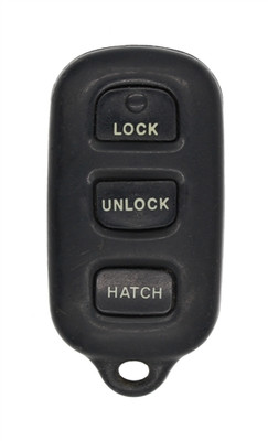 2003-2008 Pontiac Vibe OEM 3 Button Key Fob GQ43VT14T Front View