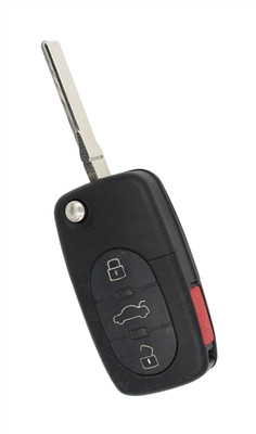 2000-2002 Volkswagen Cabrio OEM 4 Button Key Fob Front View
