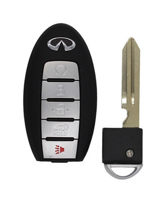 2013 Infiniti QX56 OEM 5 Button Key Fob Front View