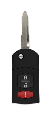 2007-2015 Mazda CX-9 OEM 3 Button Key Fob SKE125-01 Front View