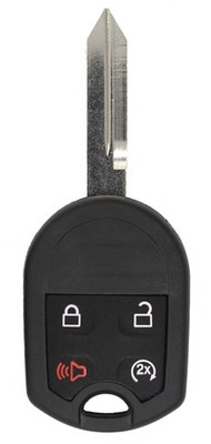 2012-2013, 2015-2020 Ford F-650 OEM 4 Button Remote Head Key Fob w/ Remote Start Front View