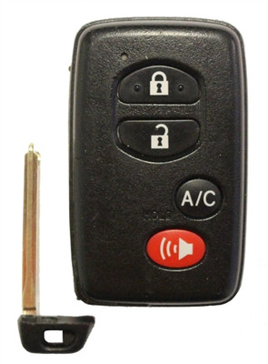 2010-2015 Toyota Prius OEM 4 Button Key Fob A/C 271451-5290 Front View
