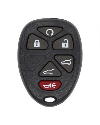 2009-2014 Chevrolet Traverse OEM 6 Button Key Fob Front View