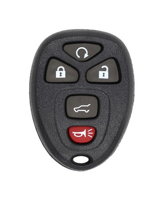 2007-2016 GMC Acadia OEM 5 Button Key Fob Front View