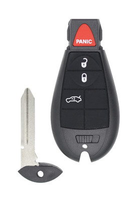 2009-2010 Dodge Journey OEM 4 Button Key Fob with Hatch Front View