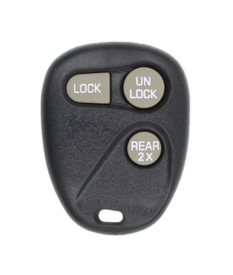 1997-2002 Chevrolet Express OEM 3 Button Key Fob ABO1502T | AB01502T Front View