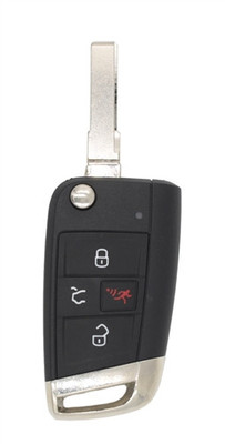 Volkswagen 5G0 959 752 BE OEM 4 Button Key Fob w/ GTI logo
