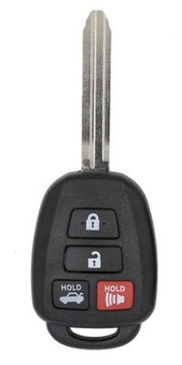 2017-2019 Toyota 86 OEM 4 Button Key Fob with G Chip Front View