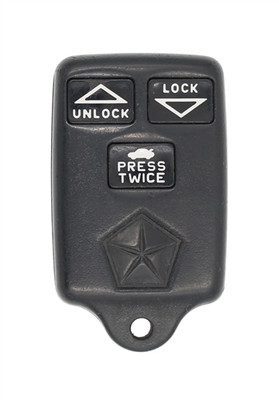 1991-1993 Chrysler Imperial OEM 3 Button Key Fob Front View