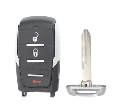 2019-2020 Dodge Ram 1500 OEM OHT-4882056 3 Button Key Fob Front View